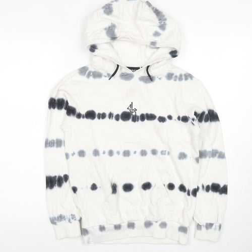 Sonneti Boys Ivory Tie-Dye Pullover Hoodie 10-12 Years
