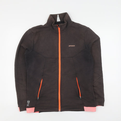 Artengo Men's Black Track Jacket, Size M, Full Zip
