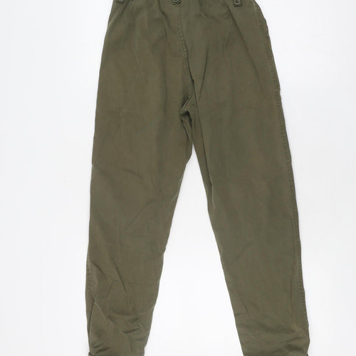 Topshop Women's Green Cargo Trousers Size 6