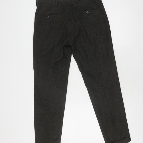 Jack & Jones Men's Black 32R Extra-Slim Trousers