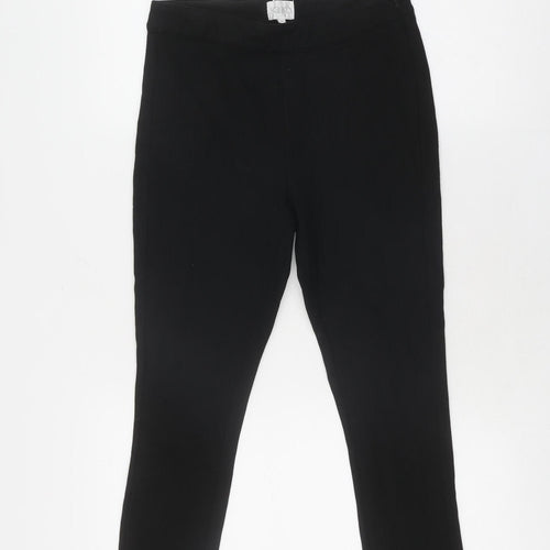 Kaliko Women's Black Cotton Blend Leggings Size 8