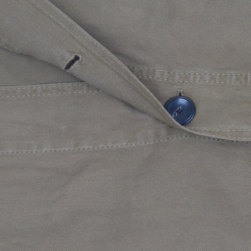 Massimo Dutti Women's Brown Knee Length Skirt, Size 10, Cotton