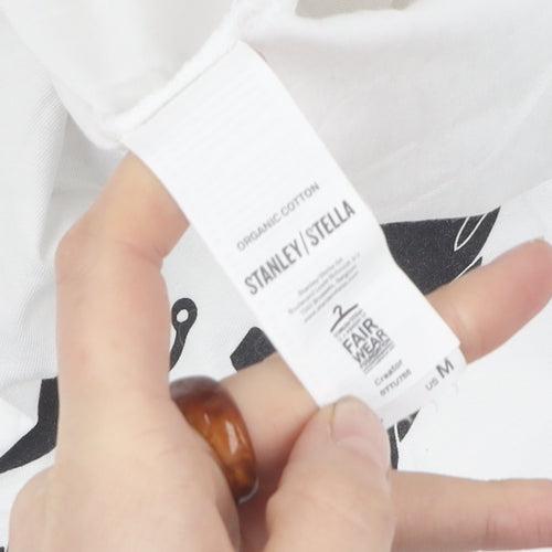 Stanley/Stella Men's White M Art Organic Cotton T-Shirt