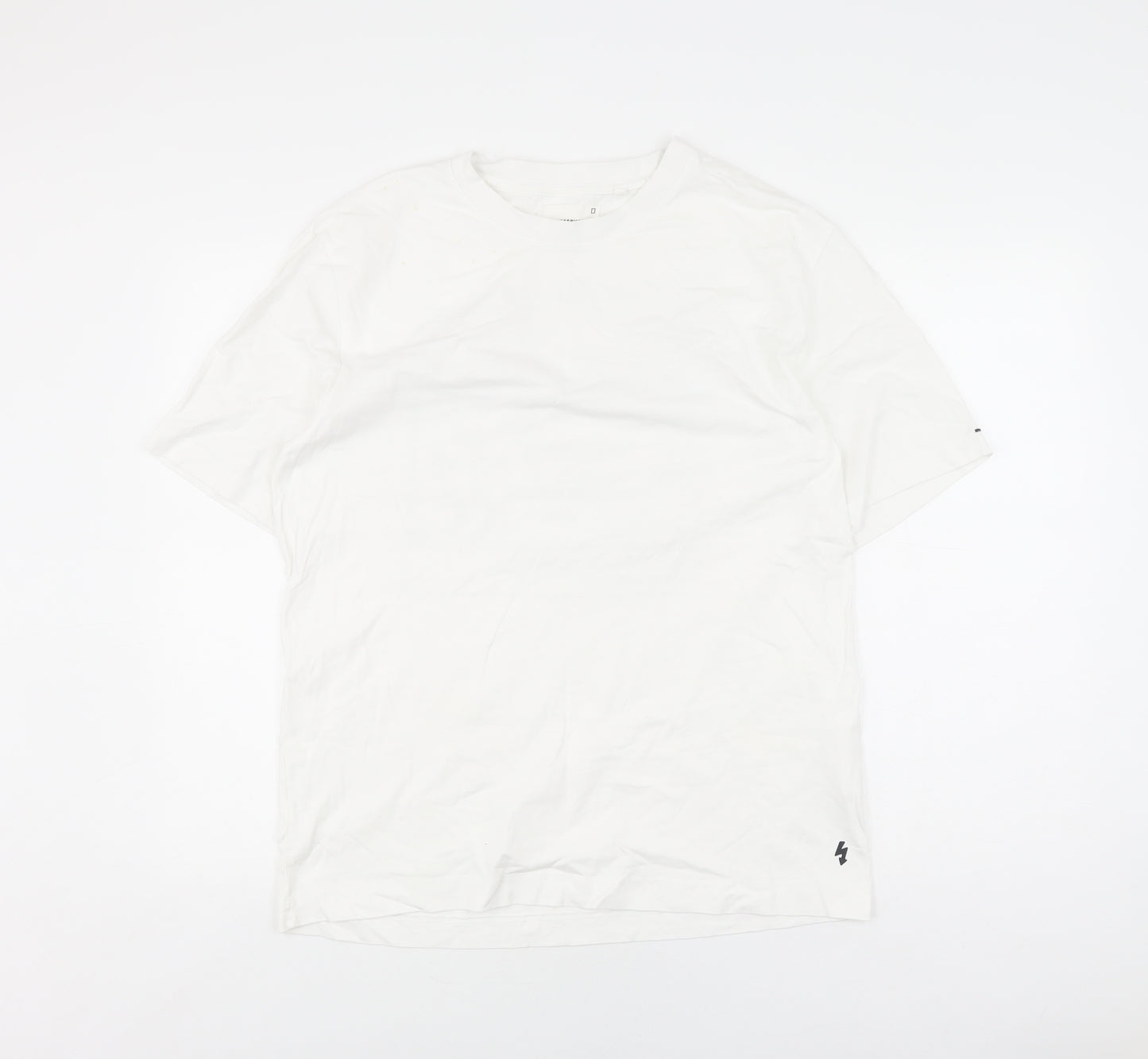 Reserved Mens White Graphic Relaxed Fit T-Shirt M