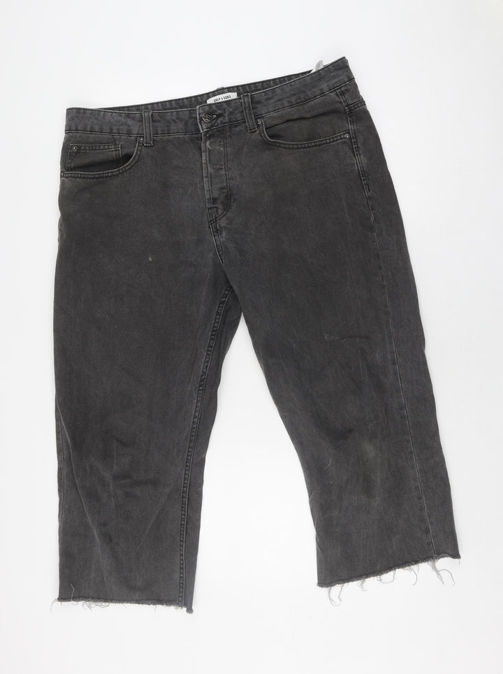 Only & Sons Men's Black Denim Jeans, Size 36