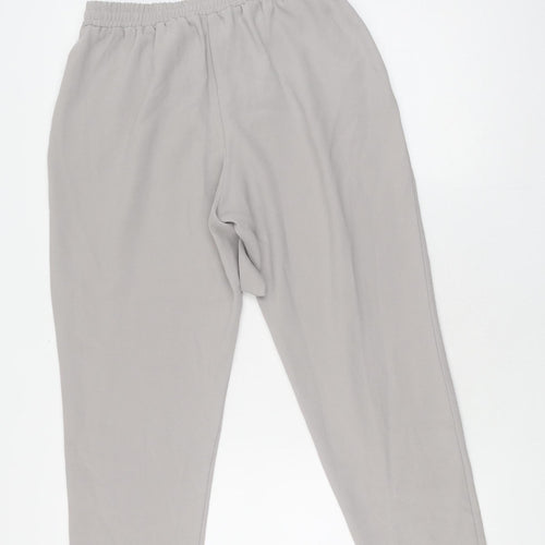River Island Women's Grey Belted Trousers Size 10