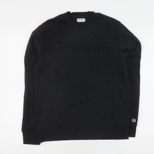 Champion Men's Black Pullover Sweatshirt Size S