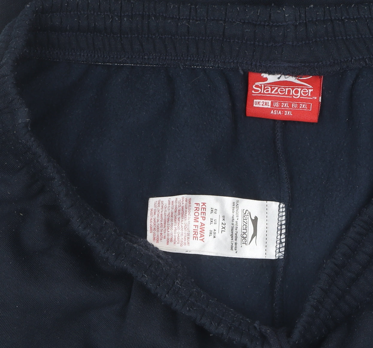 Slazenger Men's Black 2XL Sweatpants, Gym & Training, Fleece