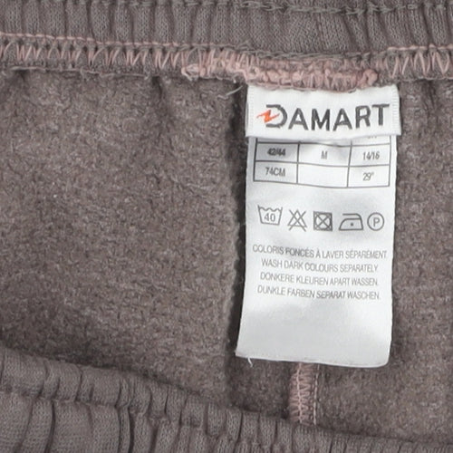 Damart Women's Brown Joggers - Size 14 Relaxed Fit
