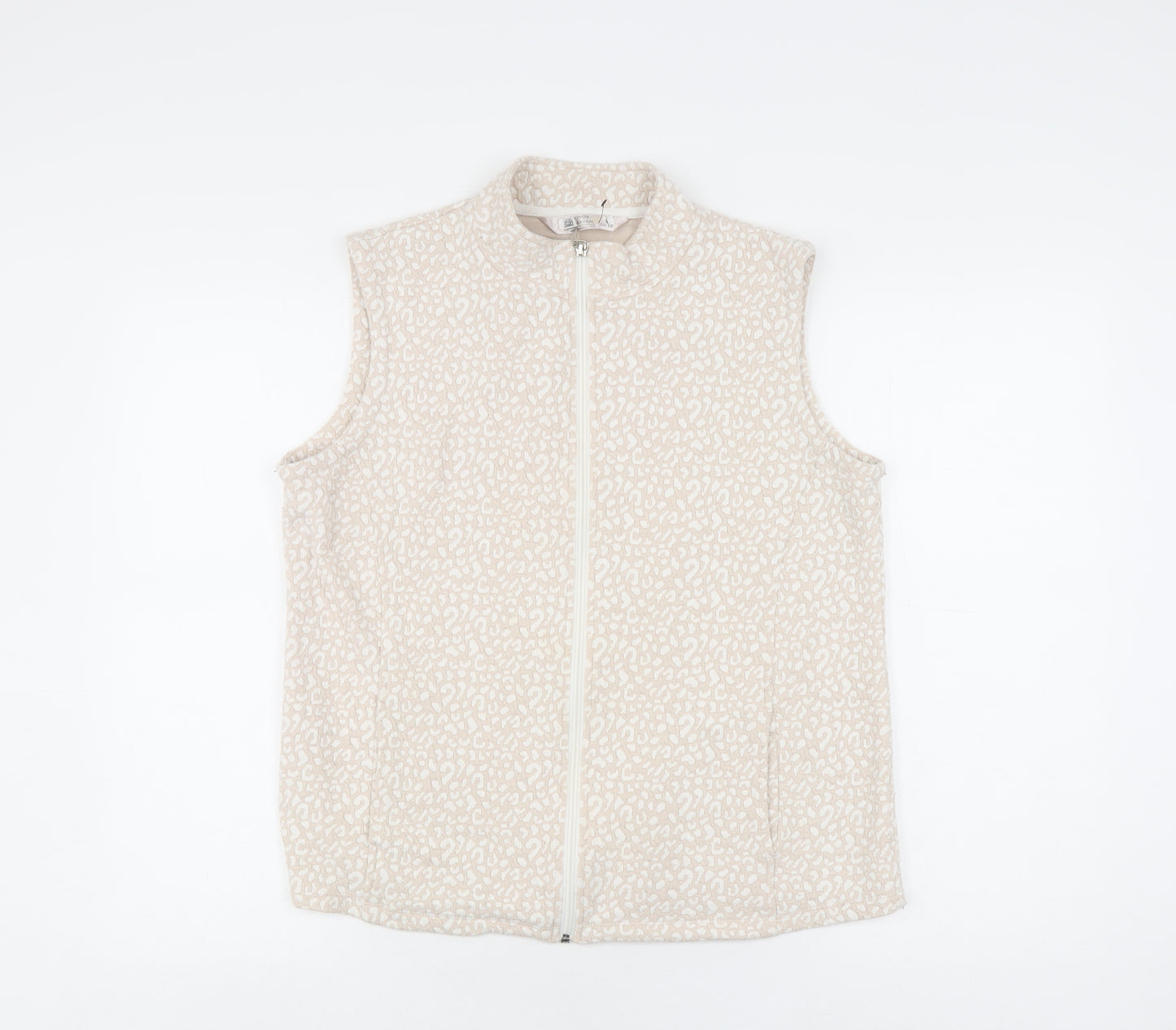 Honor Millburn Beige Women's Waistcoat Size 10 Casual