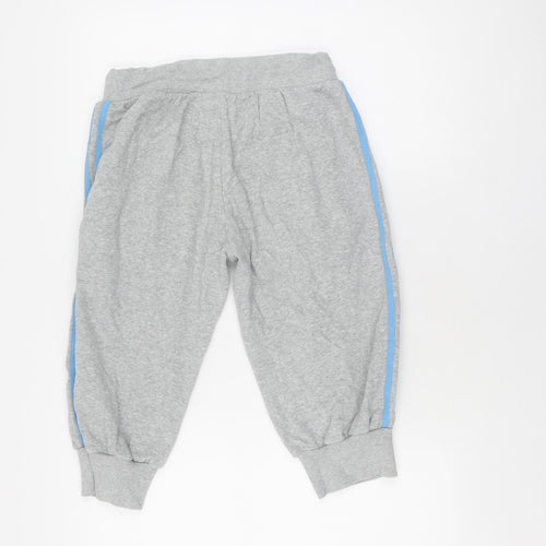 Adidas Boys' Grey Jogger Trousers - Size 12, Perfect for Casual Wear