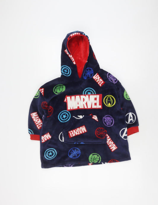 Primark Boys Multicoloured Marvel Superhero Fleece Robe 2XS