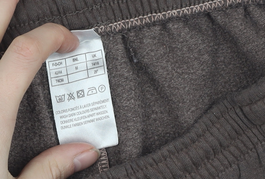 Damart Women's Brown Jogger Trousers, Size 14, Comfortable Fit