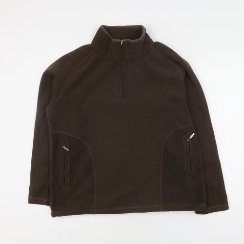 Tayberry Brown Unisex Adults M Pullover Fleece Sweatshirt