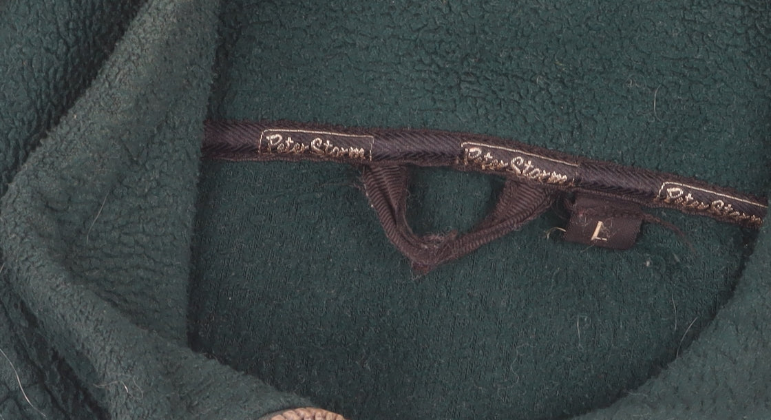 Peter Storm Men's Green Fleece Jacket L Casual