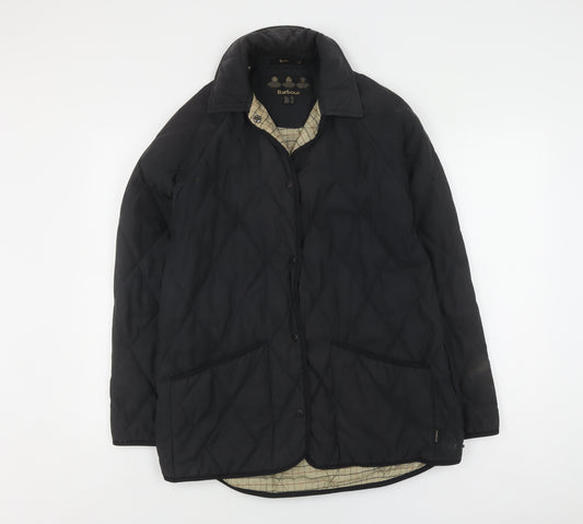 Barbour Women's Black Quilted Jacket Size 12