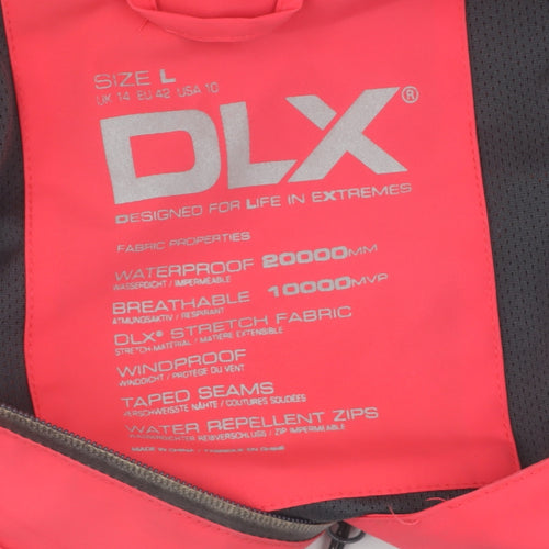 DLX Women's Red Ski Jacket L Winter Outdoor Waterproof