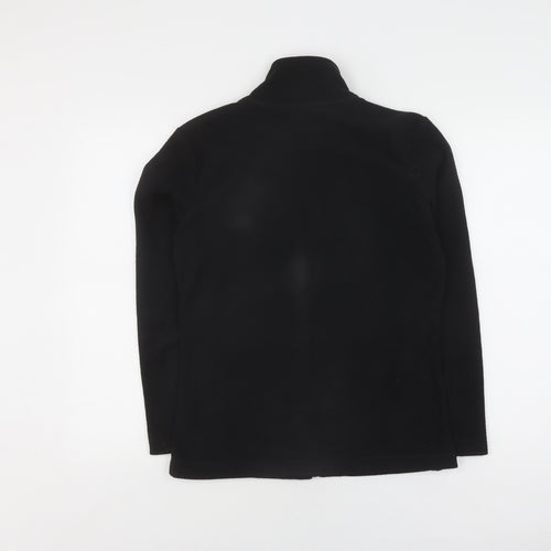 Gelert Women's Black Fleece Jacket Size 10 Full Zip