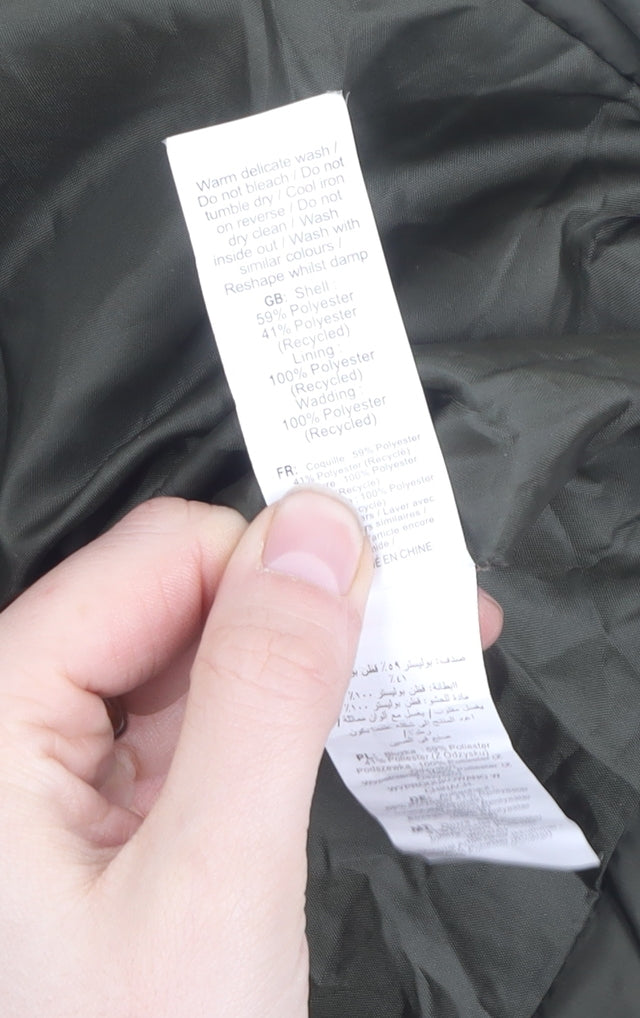 New Look Women's Green Puffer Jacket Size 22