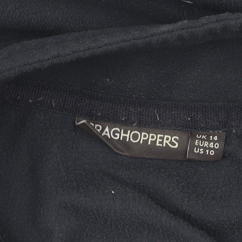 Craghoppers Unisex Black Fleece Pullover Sweatshirt Size 14