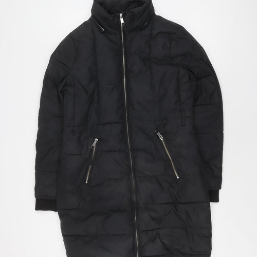 Whistles Women's Black Puffer Jacket S Casual Classic