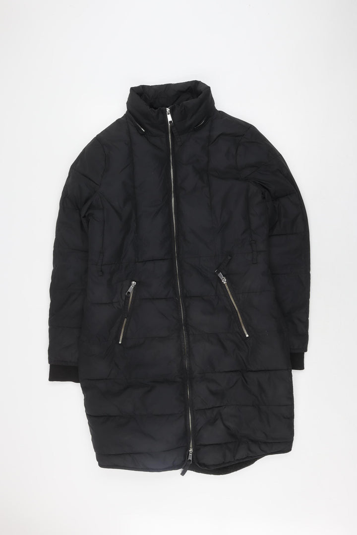 Whistles Women's Black Puffer Jacket S Casual Classic