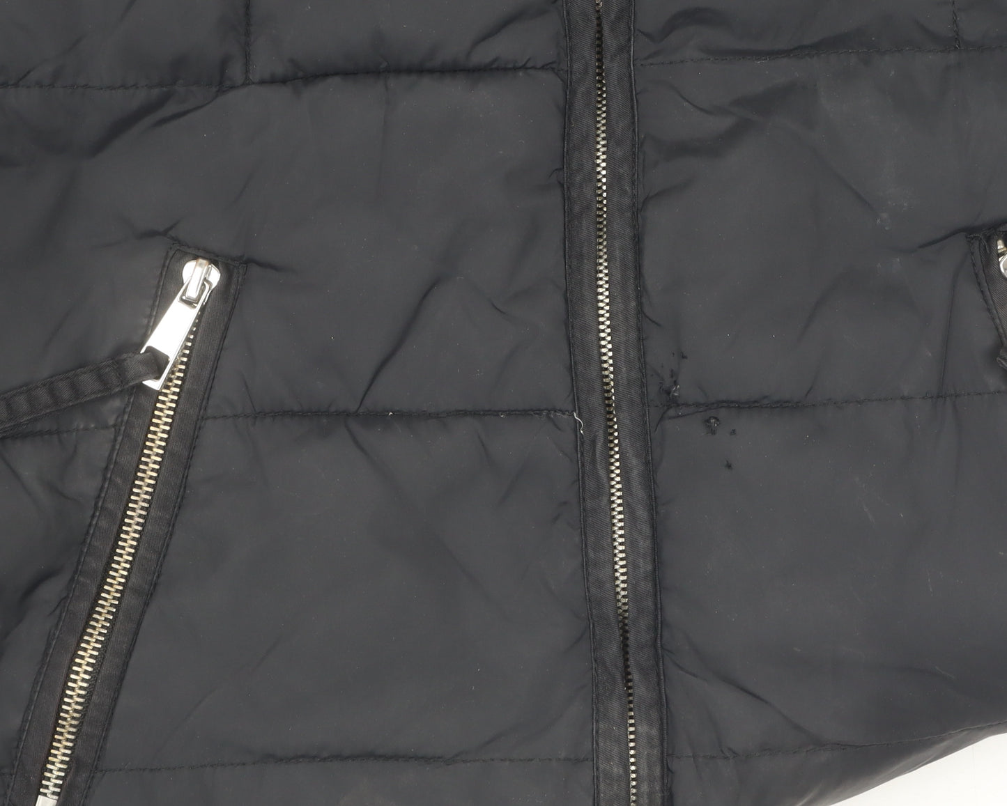 Whistles Women's Black Puffer Jacket S Casual Classic