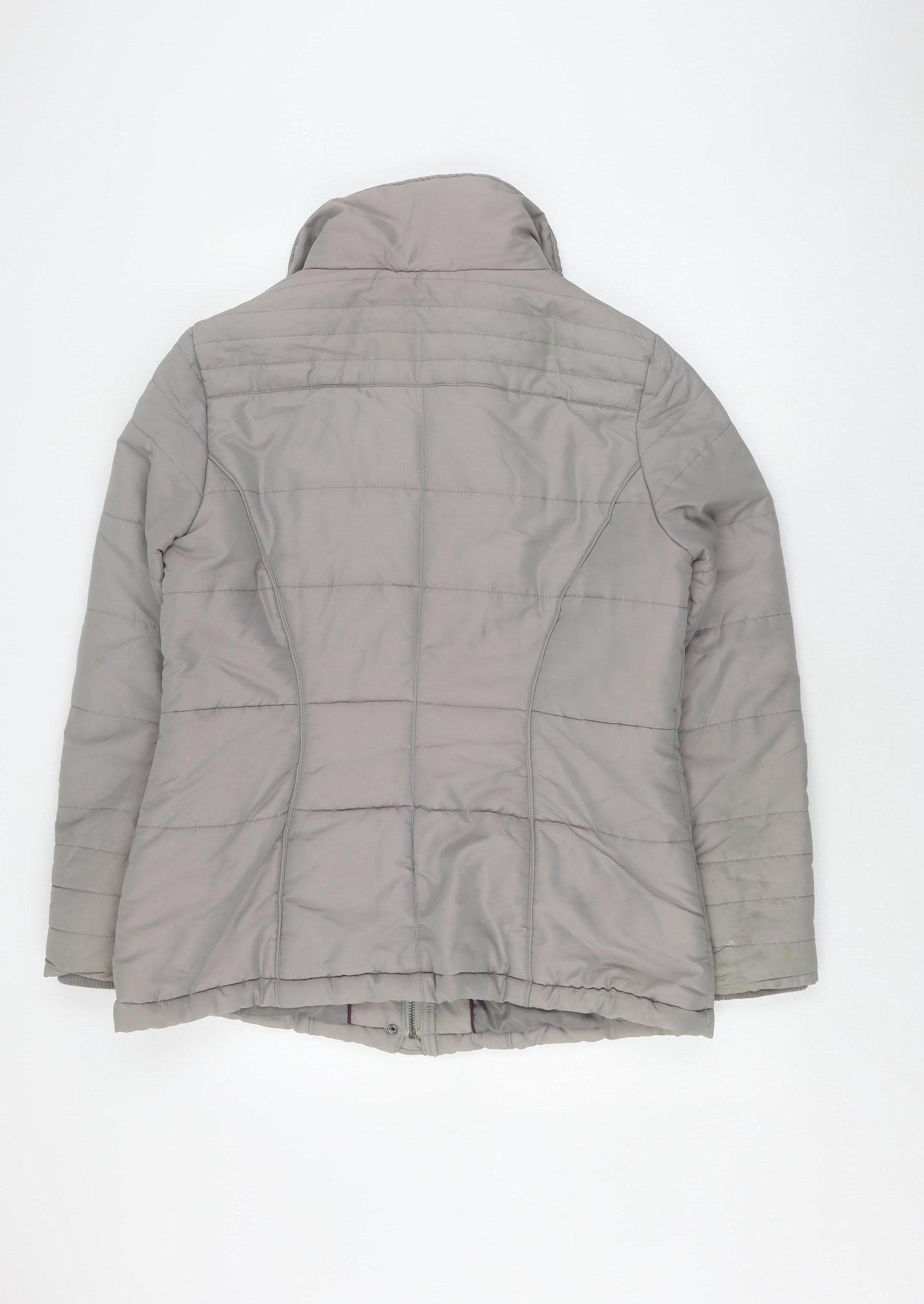 Maine New England Women's Grey Puffer Jacket Size 16