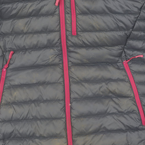 Rab Women's Black Puffer Jacket, Size 12, Winter Ready