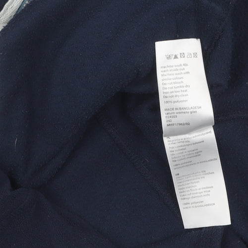 Mountain Warehouse Women's Blue Fleece Waistcoat Size 16