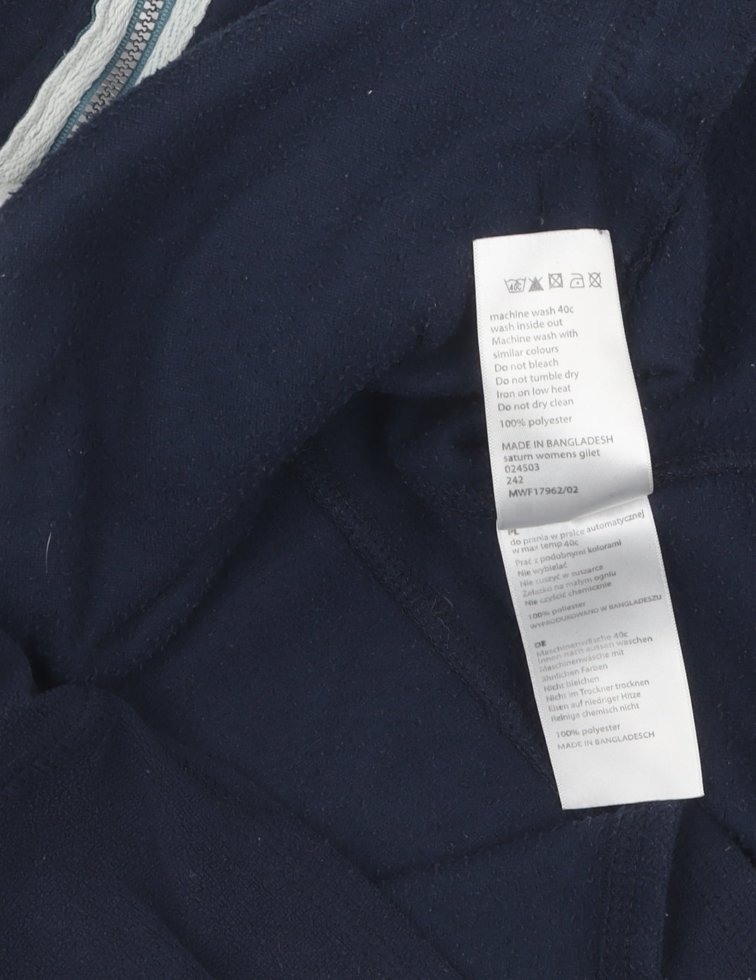 Mountain Warehouse Women's Blue Fleece Waistcoat Size 16