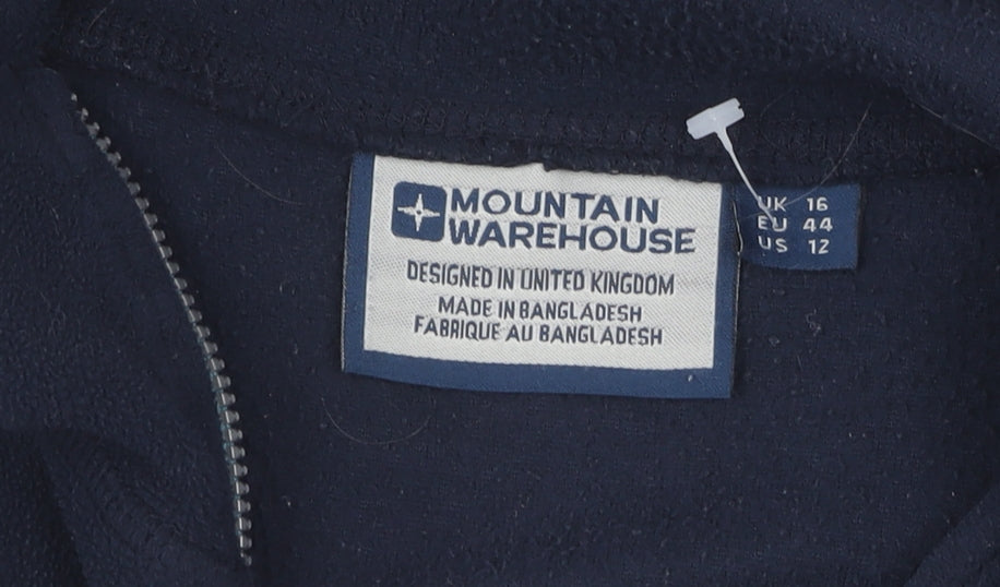 Mountain Warehouse Women's Blue Fleece Waistcoat Size 16