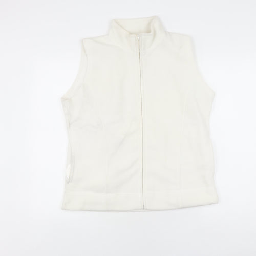 Isle Essentials Women's Ivory Waistcoat M Casual