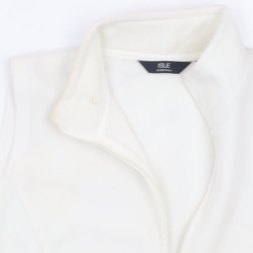 Isle Essentials Women's Ivory Waistcoat M Casual
