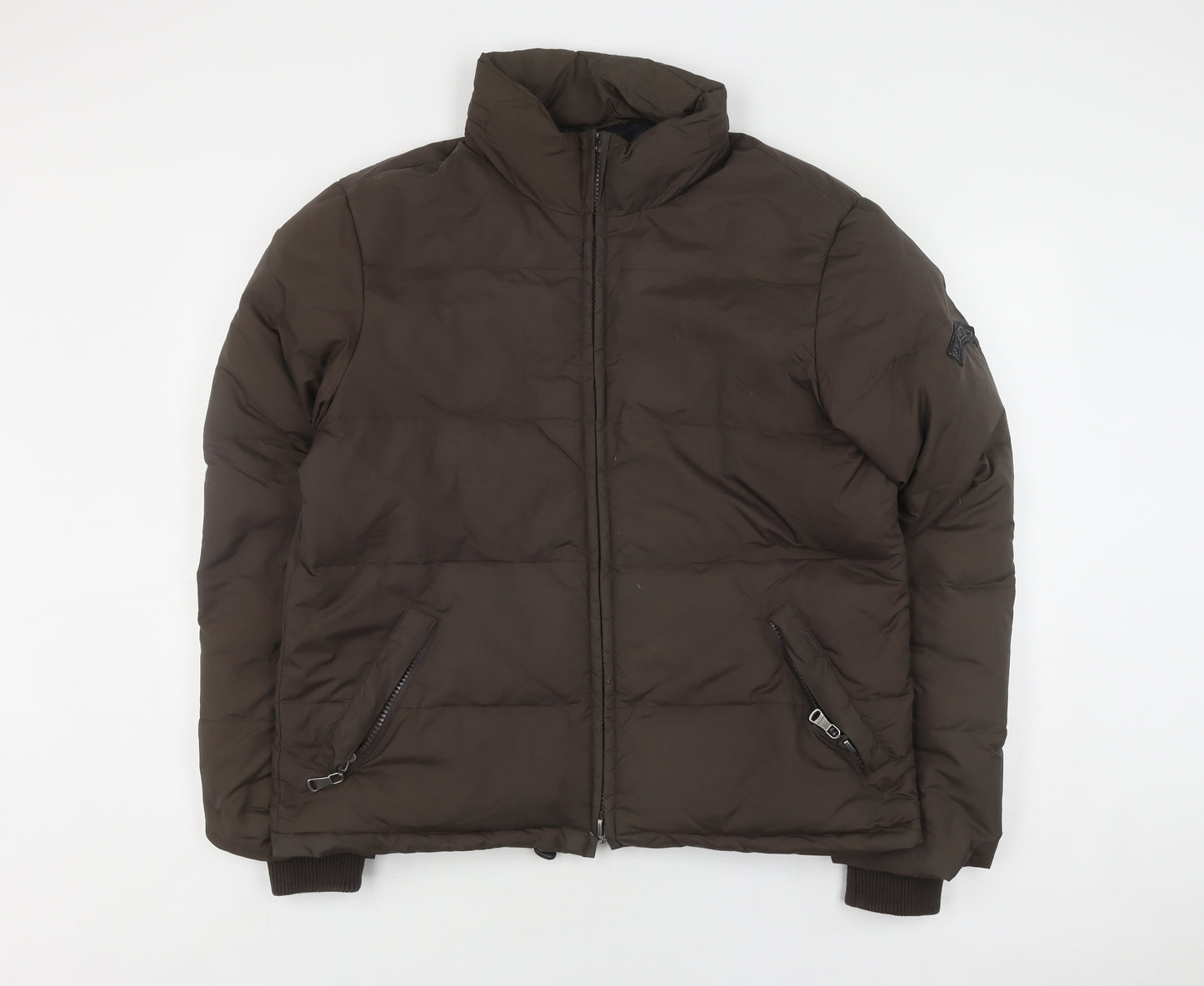 Calvin Klein Women's Brown Puffer Jacket L