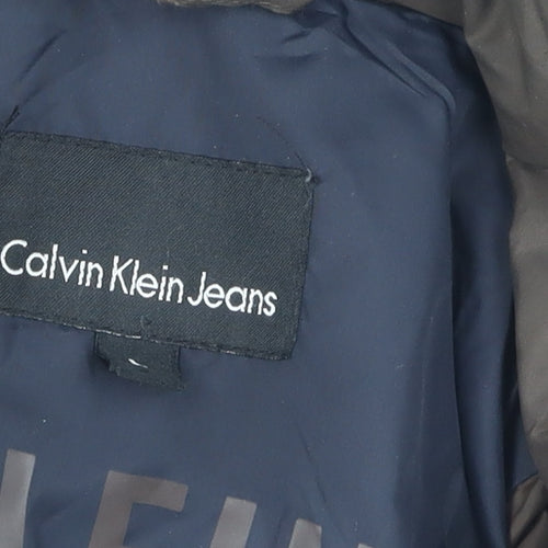 Calvin Klein Women's Brown Puffer Jacket L