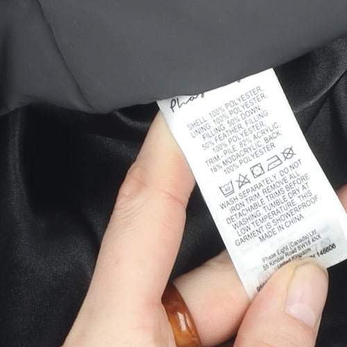 Phase Eight Women's Black Puffer Jacket Size 8