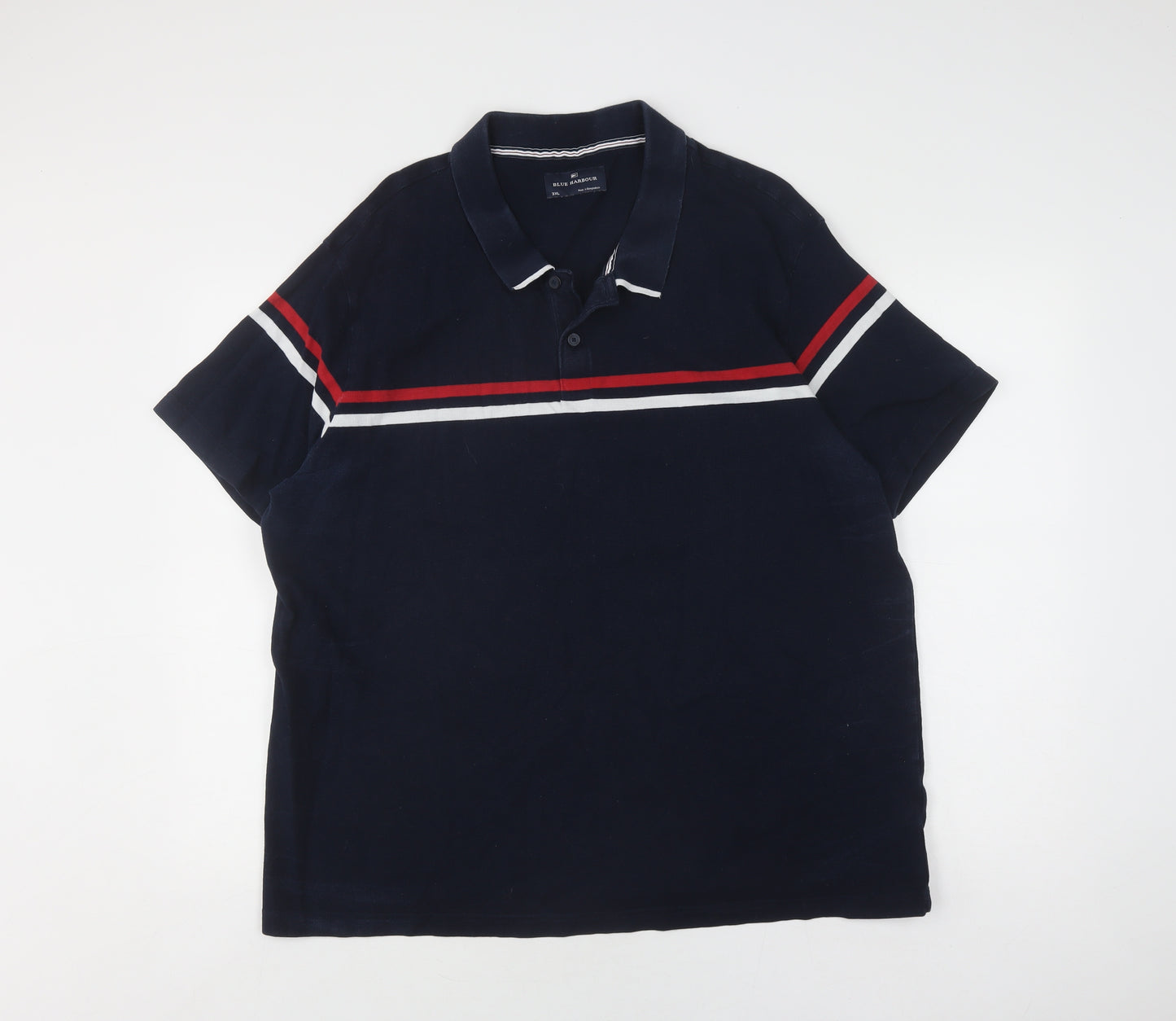 Marks and Spencer Men's Blue 3XL Polo Shirt