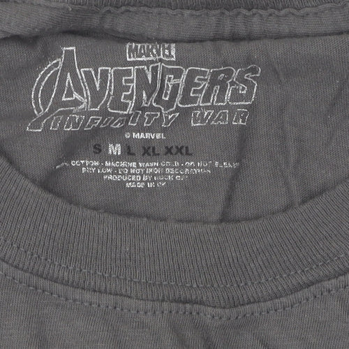 Marvel Men’s Grey Avengers Infinity War T-Shirt M