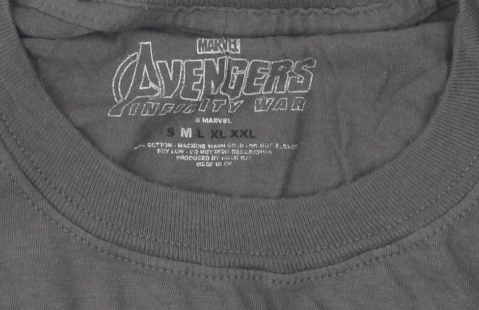 Marvel Men’s Grey Avengers Infinity War T-Shirt M