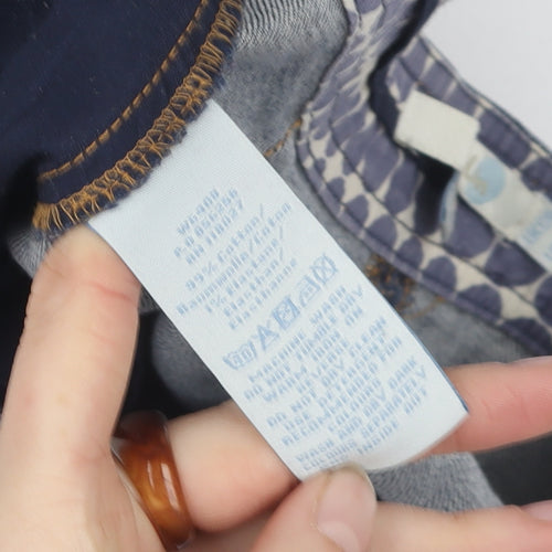 Boden Women's Blue A-Line Denim Skirt Size 12