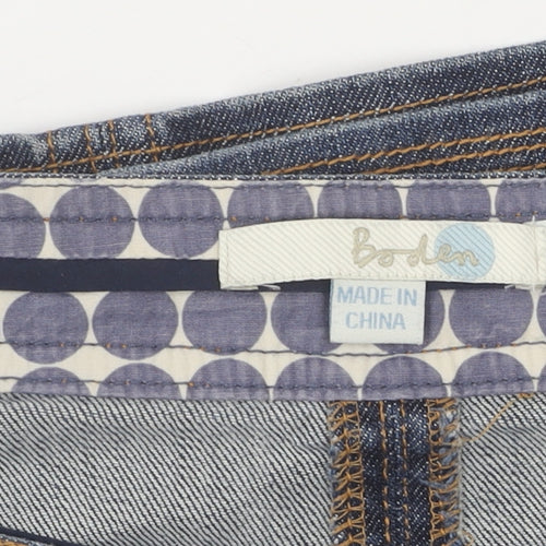 Boden Women's Blue A-Line Denim Skirt Size 12