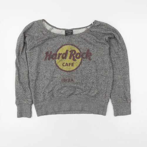 Hard Rock Cafe Women's Grey XS Pullover Jumper
