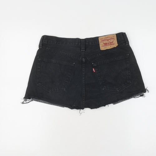 Levi's Women's Black Cut-Off Shorts Size 8