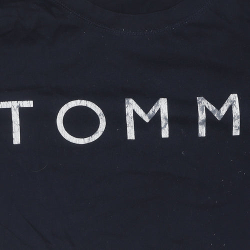 Tommy Hilfiger Women's Black Basic Crew Neck T-Shirt M