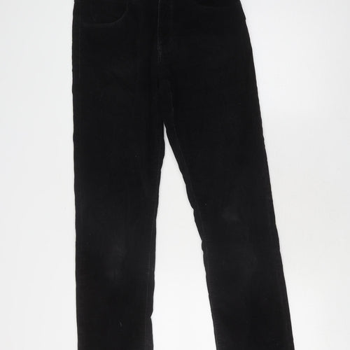 Wrangler Unisex Black Corduroy Trousers L
