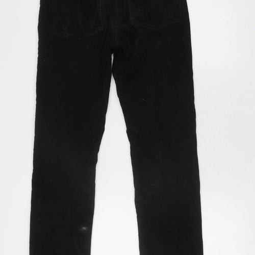 Wrangler Unisex Black Corduroy Trousers L