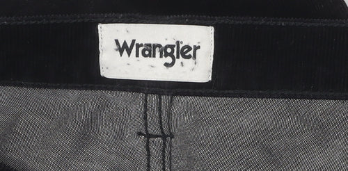 Wrangler Unisex Black Corduroy Trousers L