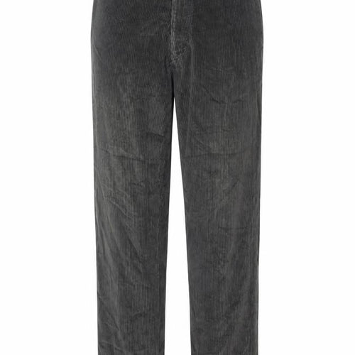 Simon Taylor Grey Corduroy Men's Trousers 36W 27L