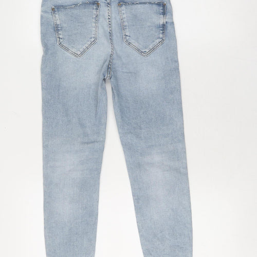 River Island Girls Blue XS Straight Jeans